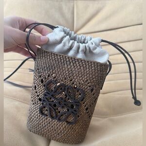 Women's Loewe x Paula'S Ibiza Woven Anagram Square Pocket Bag